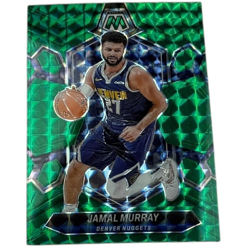 Jamal Murray Denver Nuggets 2023-24 Panini Prizm‎ NBA Card Green Mosaic